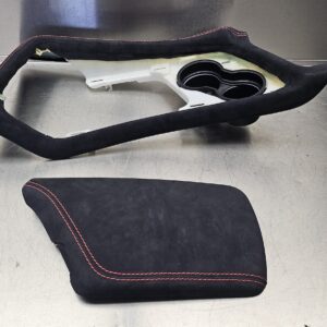 15-23 Dodge Challenger Suede Wrapped Shifter Bezel and Console Lid