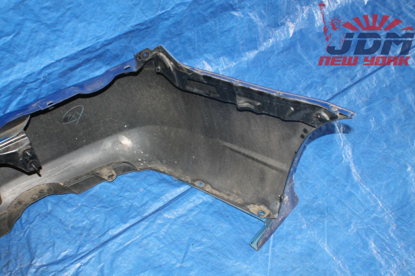 JDM SUBARU IMPREZA STI WRX BLUE OEM REAR BUMPER #1 10 1339967132-1