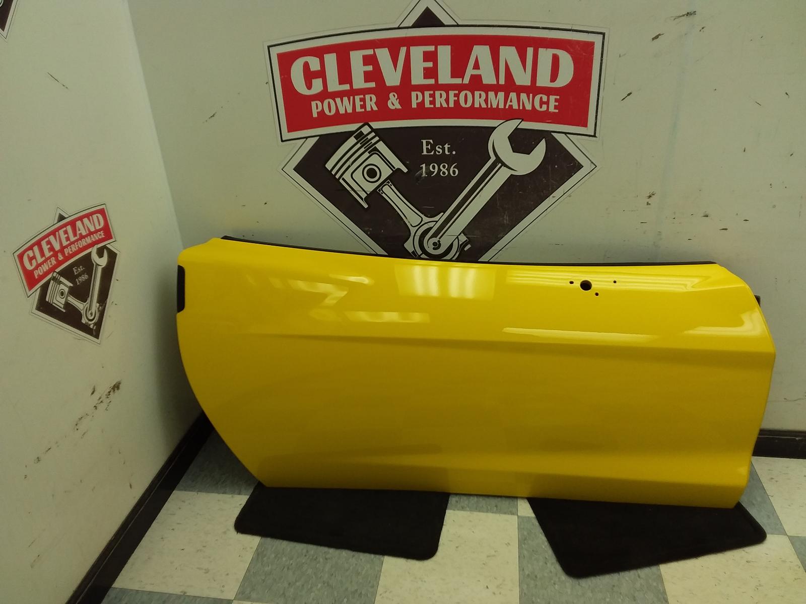 2005-2013 C6 Corvette OEM Right Passenger Door Skin Shell – Yellow 1 2005-2013 C6 Corvette OEM Right Passenger Door Skin Shell – Yellow