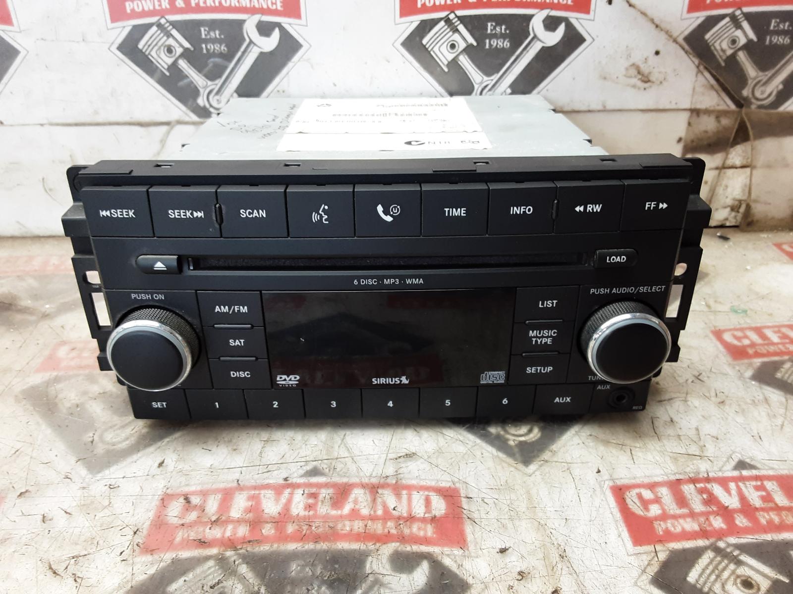 2009-2010 Dodge Challenger OEM AM/FM/6 CD/Sdars Radio Unit 05064933AD 2 2009-2010 Dodge Challenger OEM AM/FM/6 CD/Sdars Radio Unit 05064933AD - Image 2