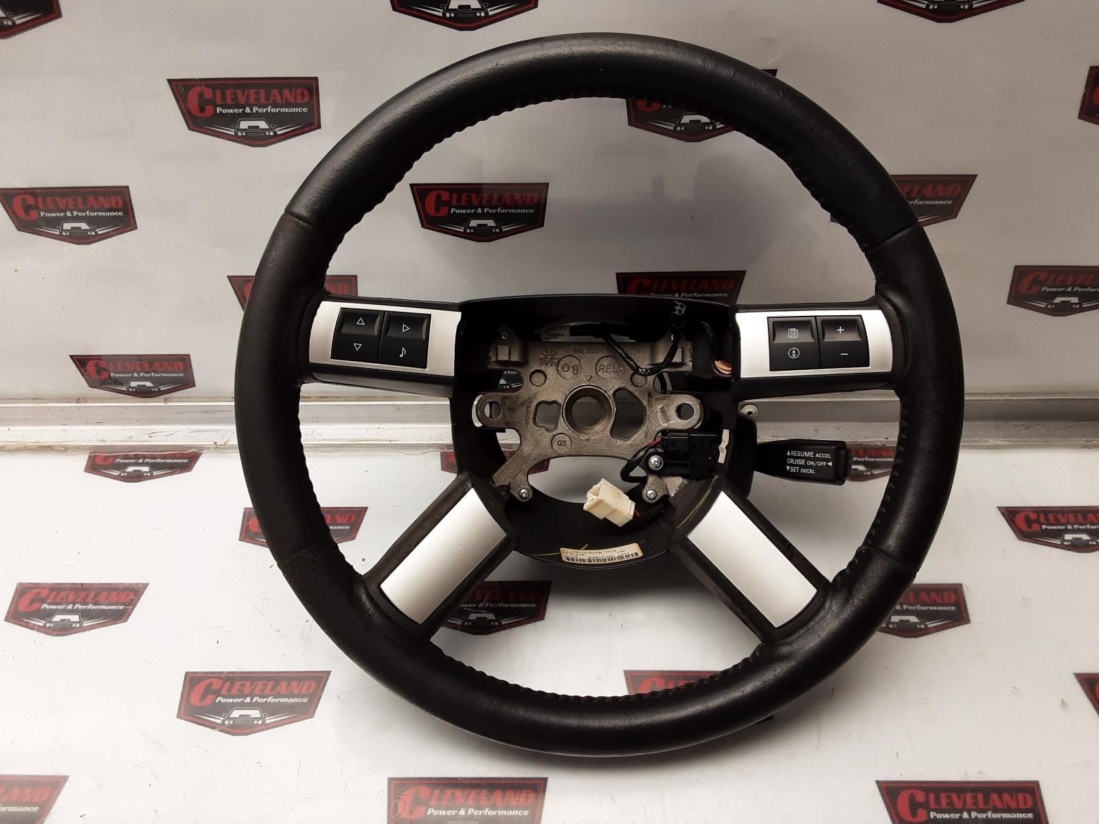 2008-2010 Dodge Challenger Charger SRT8 OEM Leather Steering Wheel Assembly Black 1CE781DVAB 2 2008-2010 Dodge Challenger Charger SRT8 OEM Leather Steering Wheel Assembly Black 1CE781DVAB - Image 2