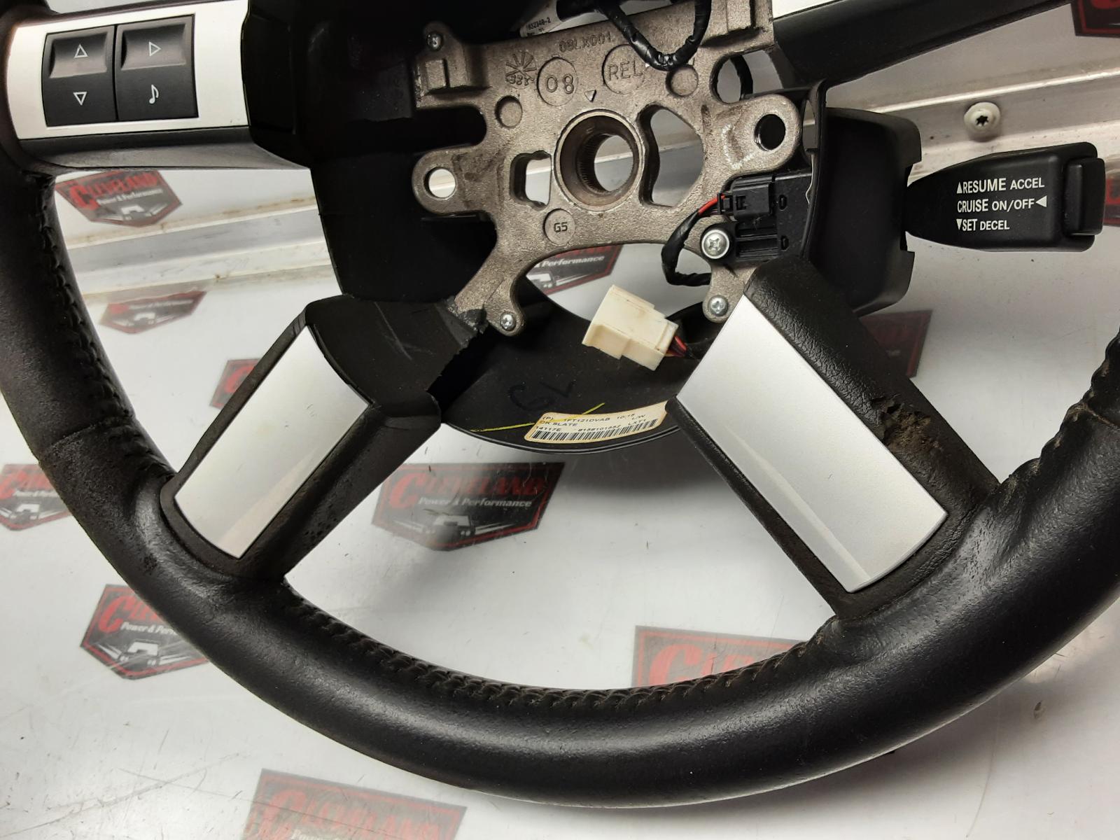2008-2010 Dodge Challenger Charger SRT8 OEM Leather Steering Wheel Assembly Black 1CE781DVAB 3 2008-2010 Dodge Challenger Charger SRT8 OEM Leather Steering Wheel Assembly Black 1CE781DVAB - Image 3