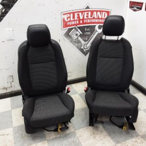 2015-2017 Chevrolet Caprice PPV OEM Front Seats Black Cloth Manual w/ Airbags