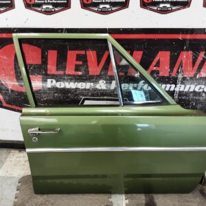 1968-1976 Dodge Dart – Valiant 4 Door Sedan OEM Right Passenger Side Front Door Assembly Green – 52K