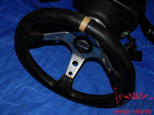 JDM HONDA ACURA TYPE R DC5 INTEGRA RSX MOMO STEERING WHEEL W/ RHD COLUMN #3 5 JDM HONDA ACURA TYPE R DC5 INTEGRA RSX MOMO STEERING WHEEL W/ RHD COLUMN #3 3