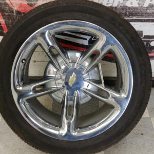 CURB RASH 2003-2006 Chevrolet SSR OEM Rear 20×10 6x127mm 5 Spoke Chrome Wheel 15117288