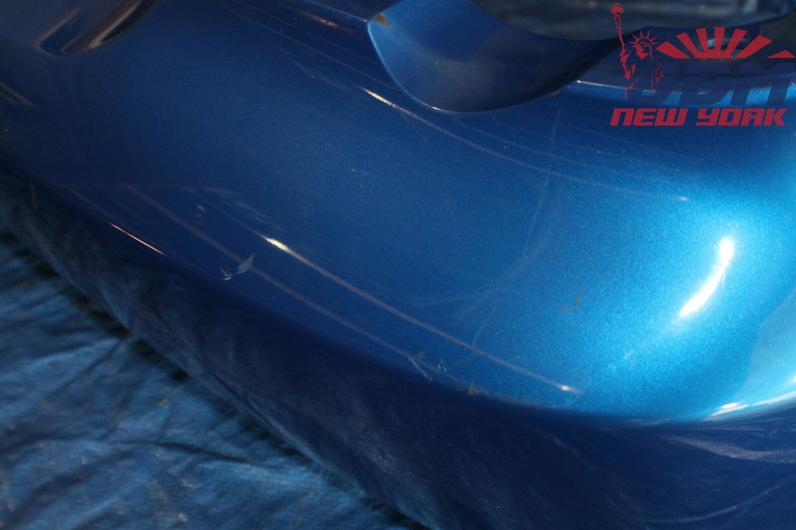 JDM SUBARU IMPREZA STI WRX BLUE OEM REAR BUMPER #1 5 1712371286-1