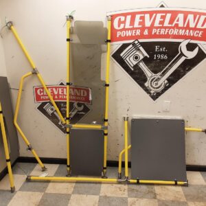 Coach & Equipment Interior Handicap Bus Yellow Dura Diamond Stanchion Tubing