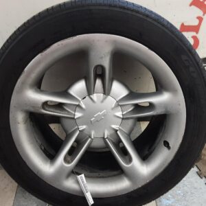 CURB RASH 2003-2004 Chevrolet SSR OEM 20×10 6x127mm 5 Spoke Silver Rear Wheel 15104066