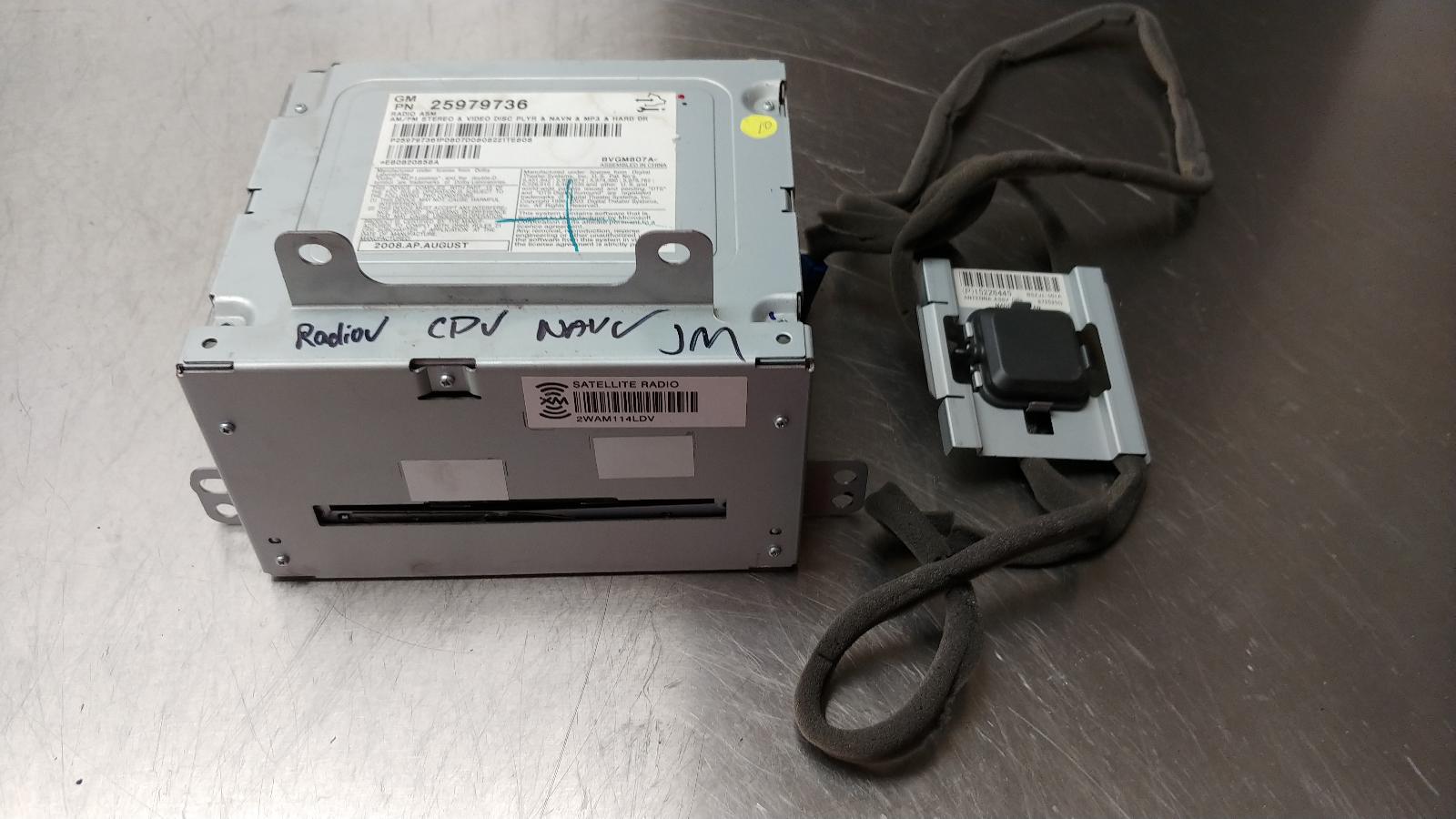 2008-2014 Cadillac CTS CTS-V OEM Radio Receiver Unit 25979736 2 2008-2014 Cadillac CTS CTS-V OEM Radio Receiver Unit 25979736 - Image 2