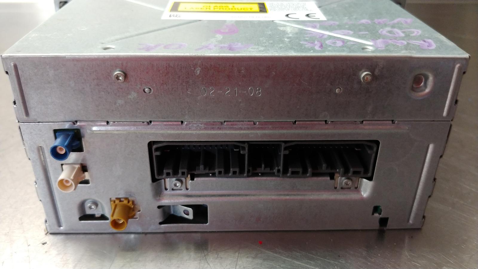 2008-2010 Dodge Challenger Charger Chrysler 300 OEM AM/FM/DVD/HDD/Nav/Sdars Radio Unit 05064401AJ 6 2008-2010 Dodge Challenger Charger Chrysler 300 OEM AM/FM/DVD/HDD/Nav/Sdars Radio Unit 05064401AJ - Image 6