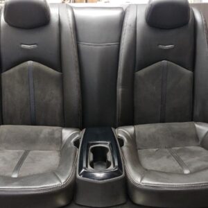 2012-2015 Cadillac CTS-V Coupe OEM Rear Seats Black Leather w/ Suede