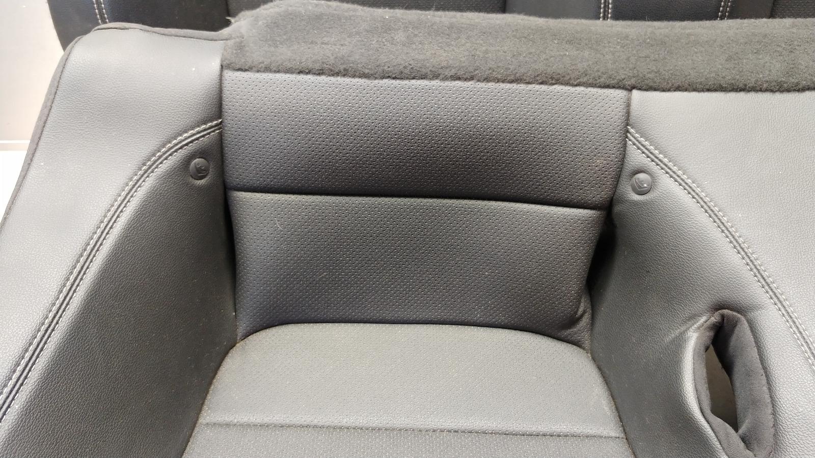 2015-2023 Ford Mustang GT Convertible OEM Rear Upper & Lower Seat Black Leather 7 2015-2023 Ford Mustang GT Convertible OEM Rear Upper & Lower Seat Black Leather - Image 7