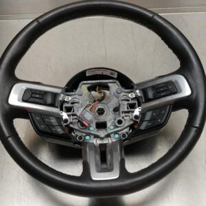 2015-2019 Ford Mustang GT OEM Steering Wheel Assembly Auto Black Leather w/ Controls FR3Z-3600-BA