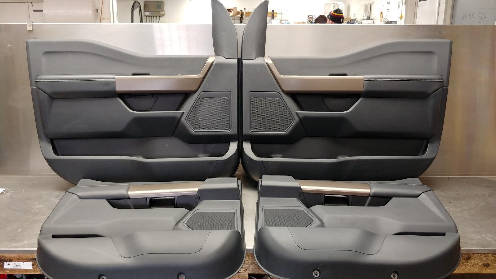 SCRATCH 2024 Ford F150 5.0L OEM Front & Rear Interior Door Trim Panels 2 SCRATCH 2024 Ford F150 5.0L OEM Front & Rear Interior Door Trim Panels - Image 2
