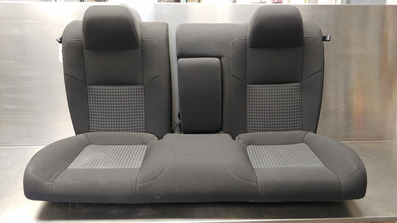 2015-2023 Dodge Challenger R/T Scat Pack OEM Rear Seats Black Cloth 4K 2 2015-2023 Dodge Challenger R/T Scat Pack OEM Rear Seats Black Cloth 4K - Image 2