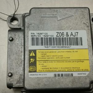 2008 C6 Chevrolet Corvette Z06 OEM Airbag Sensing and Diagnostic Module 15297100