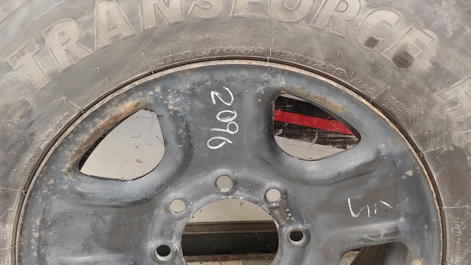 2013-2025 Dodge Ram 2500 3500 OEM 18×8 8×165.1mm 5 Spoke Black Spare Wheel 1UD26TRMAC 1UD26SZ0AC 3 2013-2025 Dodge Ram 2500 3500 OEM 18×8 8×165.1mm 5 Spoke Black Spare Wheel 1UD26TRMAC 1UD26SZ0AC - Image 3