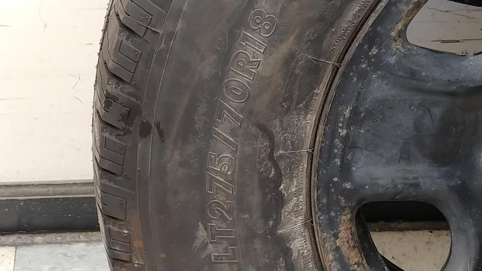 2013-2025 Dodge Ram 2500 3500 OEM 18×8 8×165.1mm 5 Spoke Black Spare Wheel 1UD26TRMAC 1UD26SZ0AC 5 2013-2025 Dodge Ram 2500 3500 OEM 18×8 8×165.1mm 5 Spoke Black Spare Wheel 1UD26TRMAC 1UD26SZ0AC - Image 5