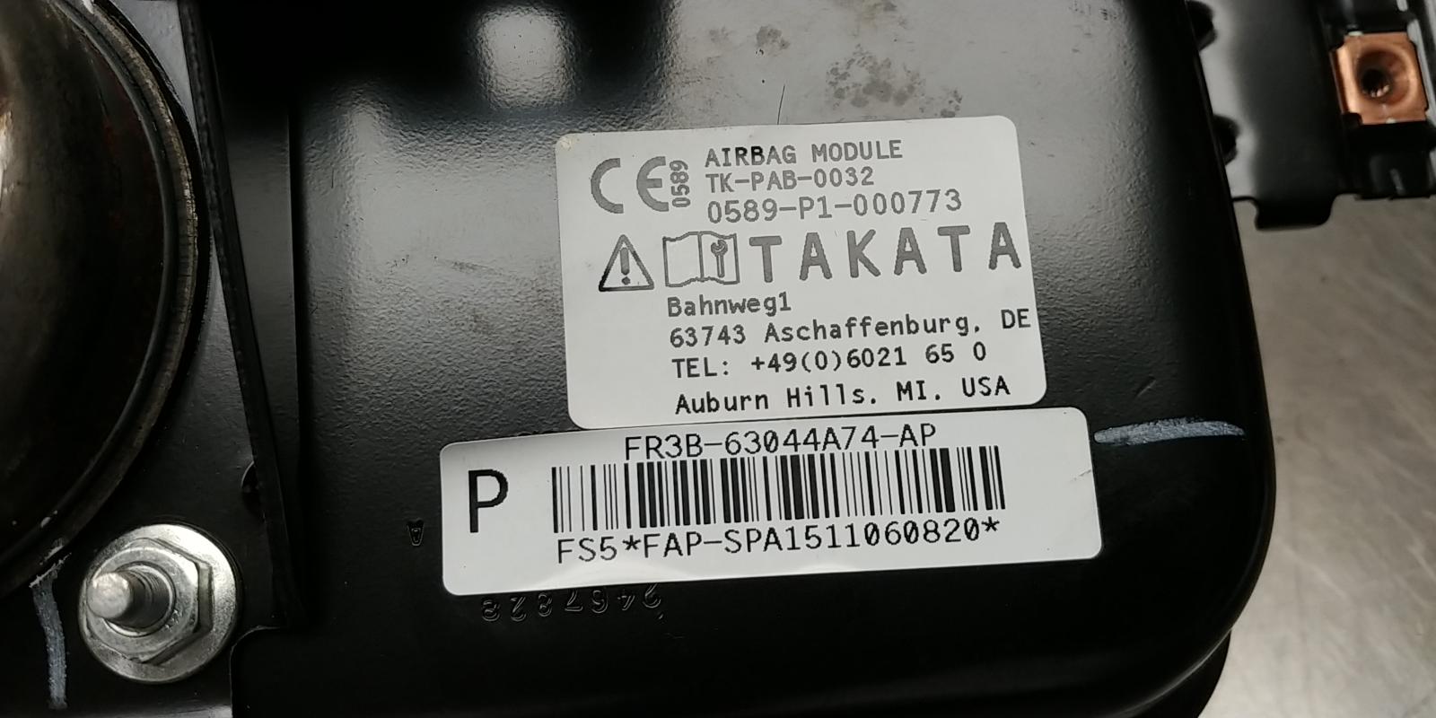 2015-2017 Ford Mustang GT OEM Right Passenger Side Dash Air Bag FR3B63044A74AP 4 2015-2017 Ford Mustang GT OEM Right Passenger Side Dash Air Bag FR3B63044A74AP - Image 4