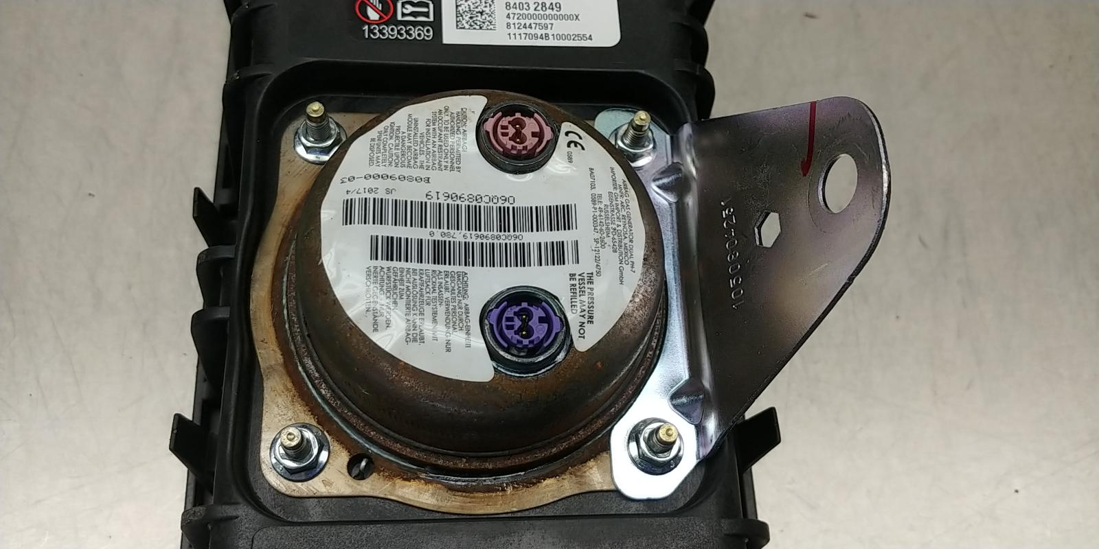 2016-2024 Chevrolet Camaro SS OEM Right Passenger Dashboard Air Bag 84032849 7 2016-2024 Chevrolet Camaro SS OEM Right Passenger Dashboard Air Bag 84032849 - Image 7