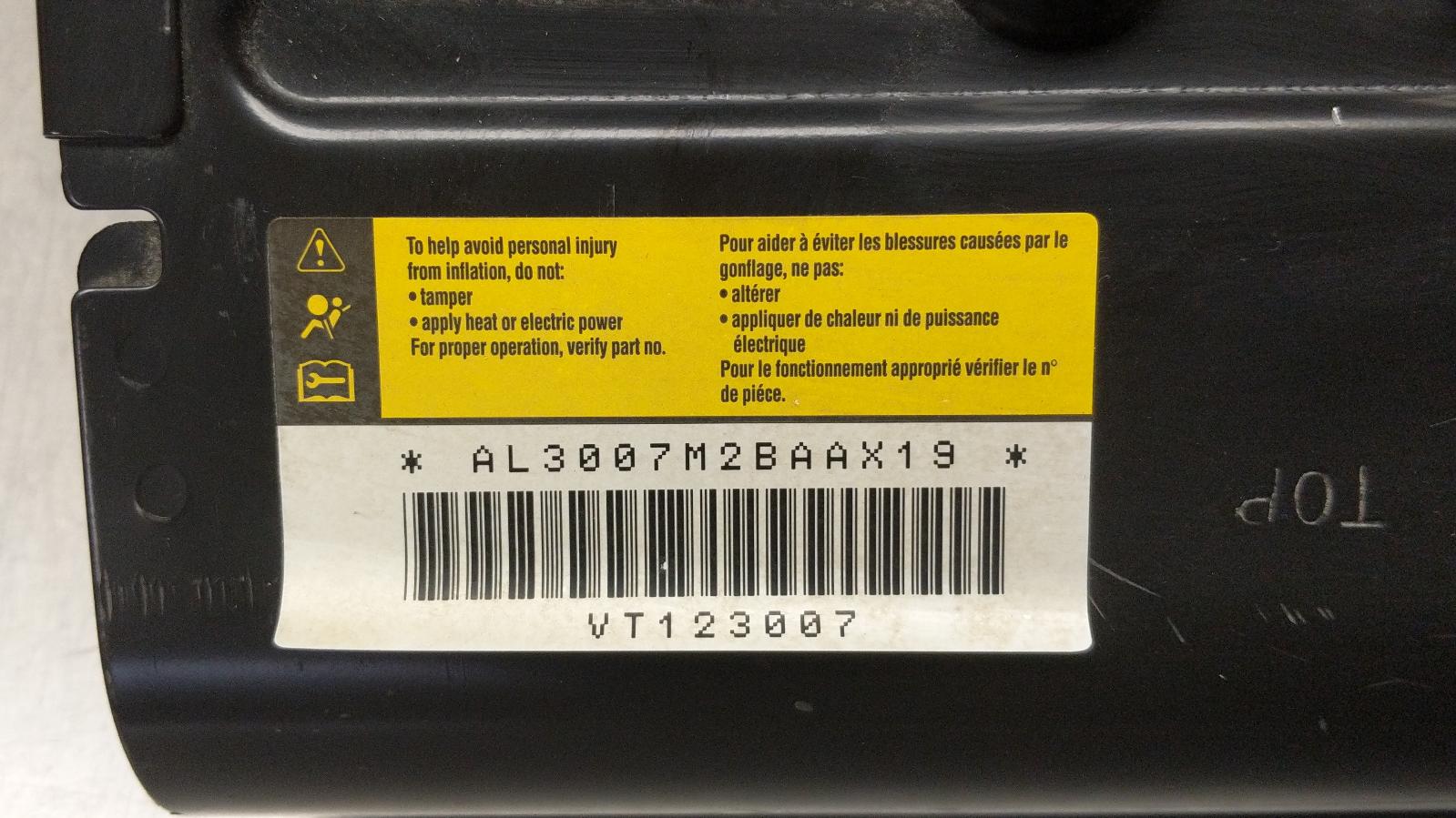 2003-2006 Chevrolet SSR OEM Right Passenger Side Dash Air Bag 15147281 8 2003-2006 Chevrolet SSR OEM Right Passenger Side Dash Air Bag 15147281 - Image 8
