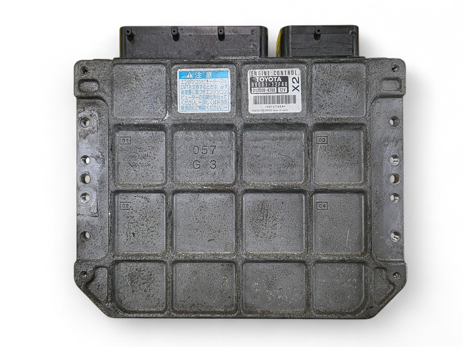 JDM Toyota Corolla Rumion OEM Auto ECU (Engine Computer Unit) 89661-12F40 2zr-fe 3 JDM Toyota Corolla Rumion OEM Auto ECU (Engine Computer Unit) 89661-12F40 2zr-fe - Image 3