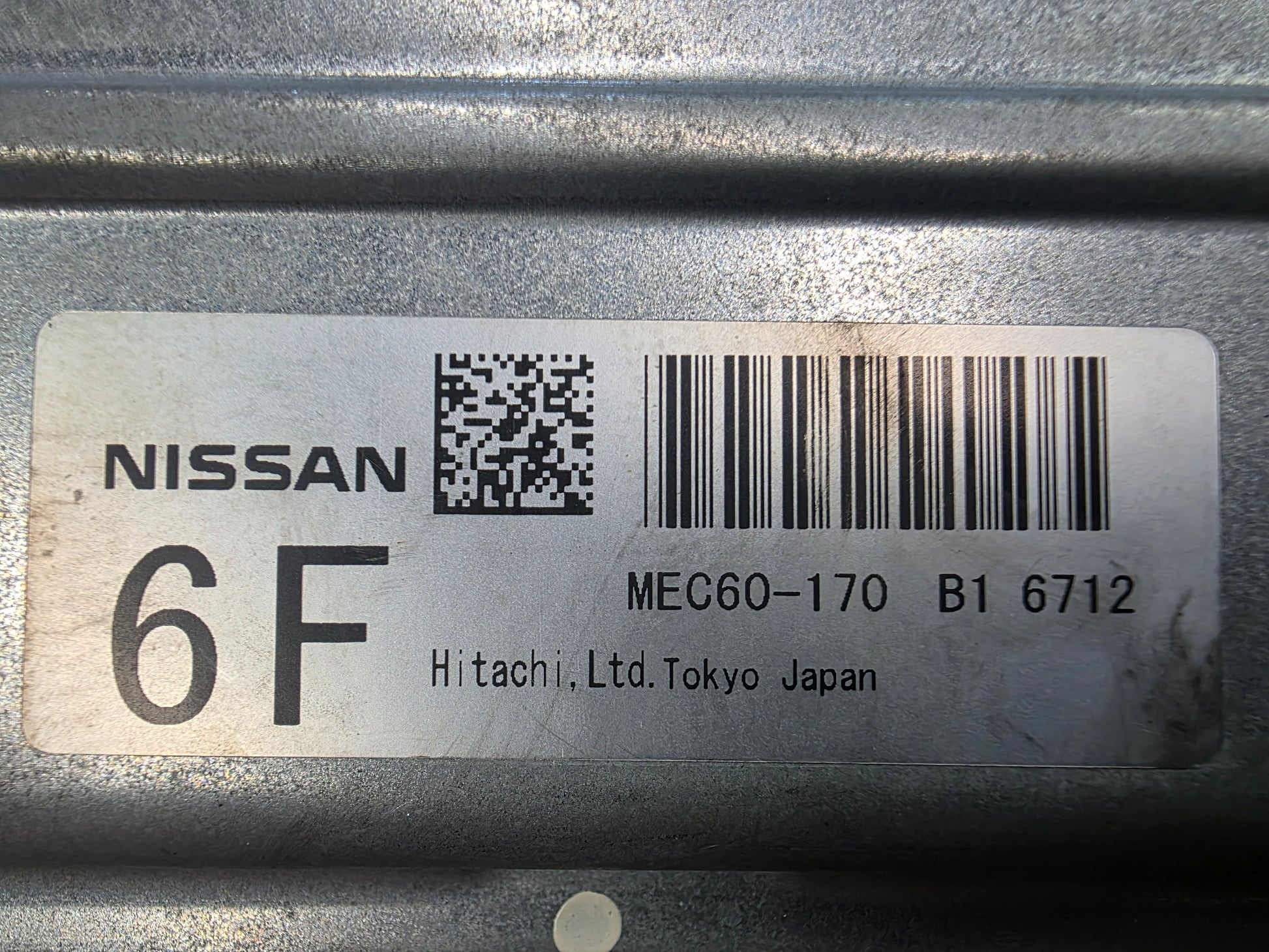 JDM Nissan Fairlady Z33 OEM ECU (Engine Control Unit) MEC60-170 B1 vq35de 5 JDM Nissan Fairlady Z33 OEM ECU (Engine Control Unit) MEC60-170 B1 vq35de - Image 5