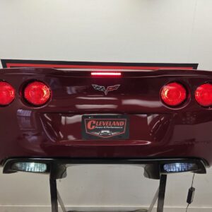 C6 Corvette Rear Bumper LED Custom Hanging Garage Wall Art Monterey Red