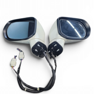 06-11 Honda Civic Sedan OEM White Power Mirrors w/ Turn Signals L & R SNA JDM #3