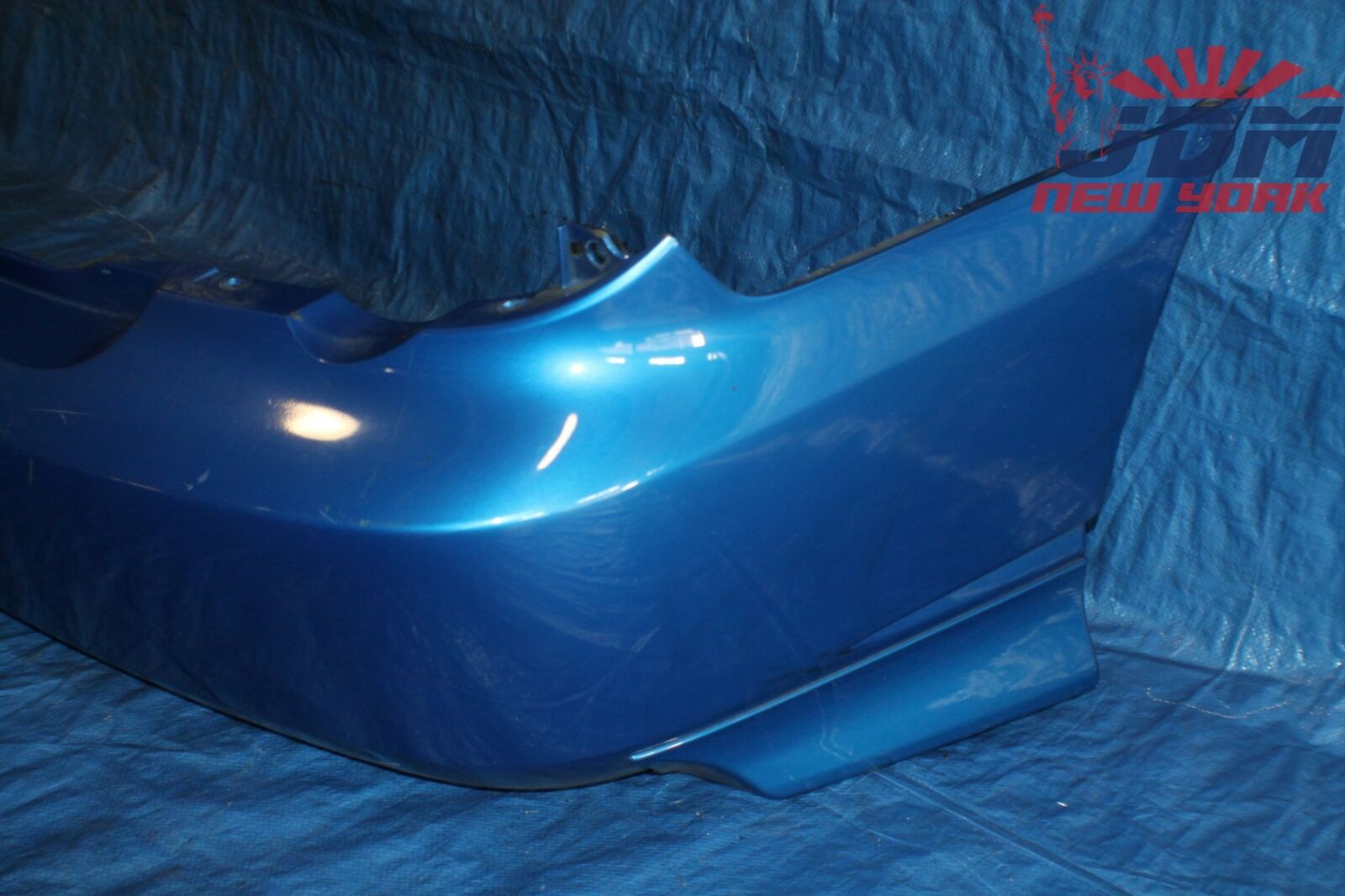 JDM SUBARU IMPREZA STI WRX BLUE OEM REAR BUMPER #1 4 387332296-1