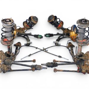 JDM Subaru WRX STI V7 OEM 5-Lug Brembo Front + Rear Brake Kit Set Calipers #2