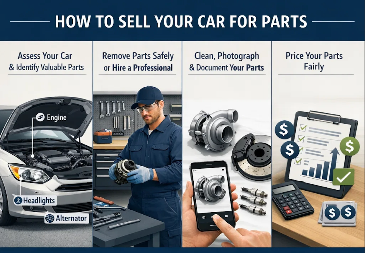 How to Sell a Car for Parts