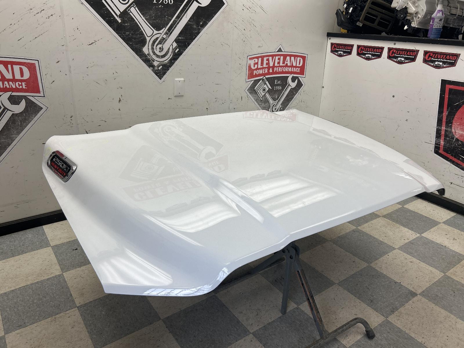 2019-2024 Dodge Ram 2500 3500 Heavy Duty OEM Hood Panel Bright White 68360786AE 3 2019-2024 Dodge Ram 2500 3500 Heavy Duty OEM Hood Panel Bright White 68360786AE - Image 3