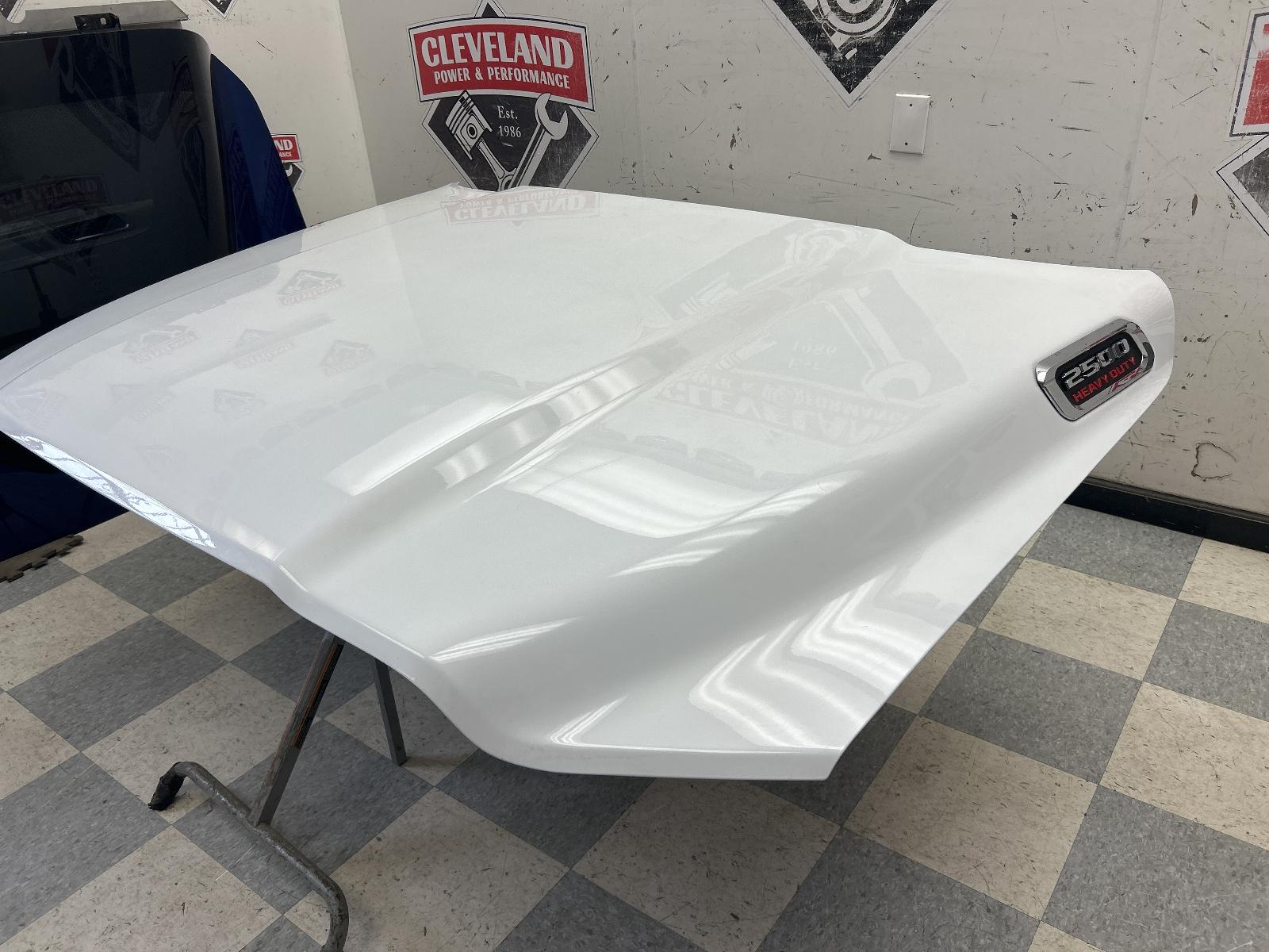 2019-2024 Dodge Ram 2500 3500 Heavy Duty OEM Hood Panel Bright White 68360786AE 4 2019-2024 Dodge Ram 2500 3500 Heavy Duty OEM Hood Panel Bright White 68360786AE - Image 4