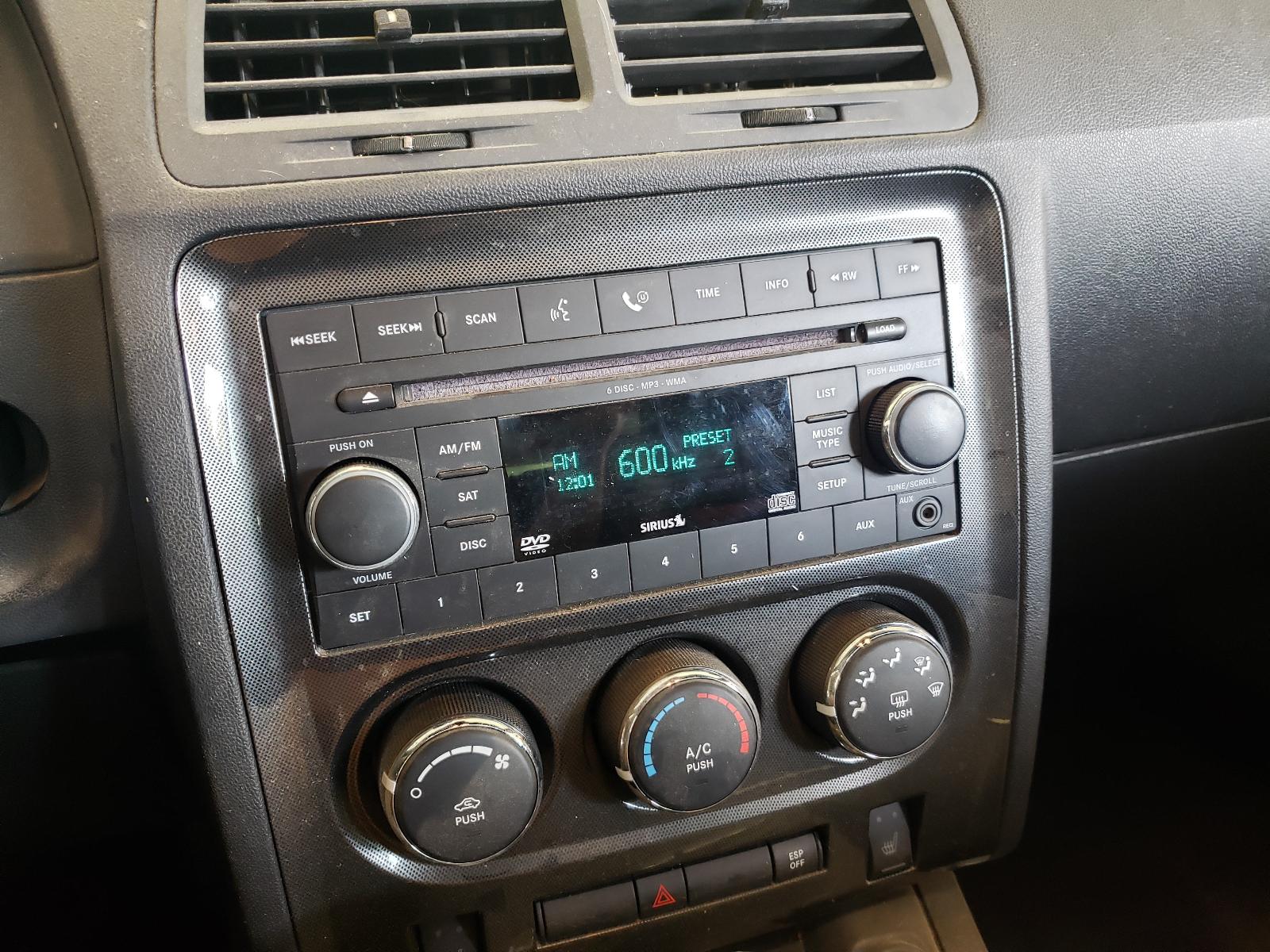 2009-2010 Dodge Challenger OEM AM/FM/6 CD/Sdars Radio Unit 05064933AD 6 2009-2010 Dodge Challenger OEM AM/FM/6 CD/Sdars Radio Unit 05064933AD - Image 6